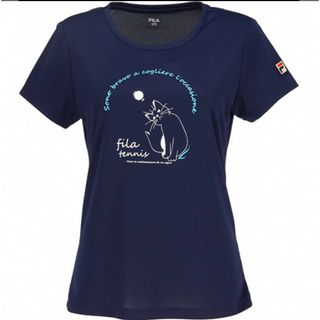 フィラ(FILA)のフィラ　FILA 2024ss グラフィックTシャツ　猫柄　Lサイズ(ウェア)