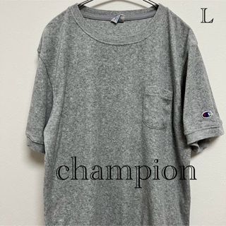 チャンピオン(Champion)の【美品】チャンピオン Champion メンズ スウェットTシャツ L(Tシャツ/カットソー(半袖/袖なし))