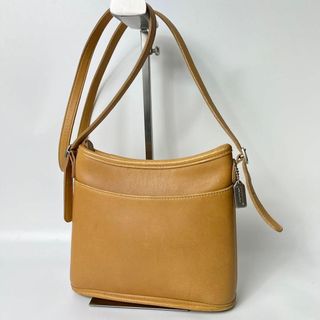 コーチ(COACH)の【美品】オールドコーチ アメリカ製 ショルダーバッグ グラブタンレザー(ショルダーバッグ)