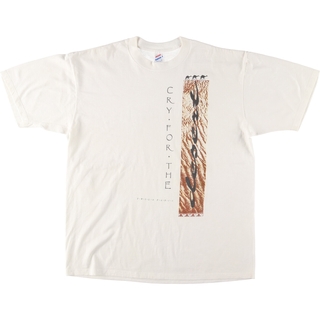 ジャージーズ(JERZEES)の古着 90年代 ジャージーズ Jerzees SUPER T プリントTシャツ USA製 メンズXL ヴィンテージ /eaa442843(Tシャツ/カットソー(半袖/袖なし))