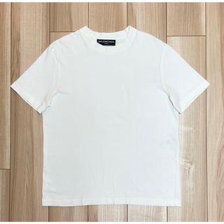 バレンシアガ(Balenciaga)の［極美品］バレンシアガ　背面ロゴTシャツ　ホワイト　M(Tシャツ/カットソー(半袖/袖なし))