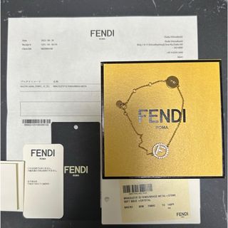 FENDI - 【極美品】FENDI ブレスレット ゴールド