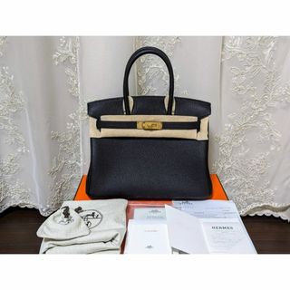 Hermes - 新品☆B.k30cmトゴ素材☆黒 G金具　レシート。バーキン、ケリー