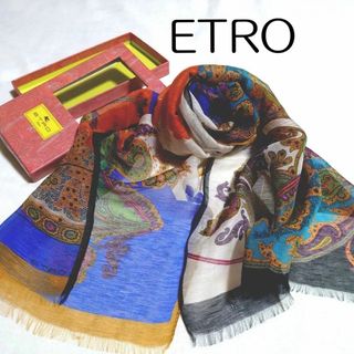 ETRO - エトロ＊シルク＊ペイズリー柄＊ストール