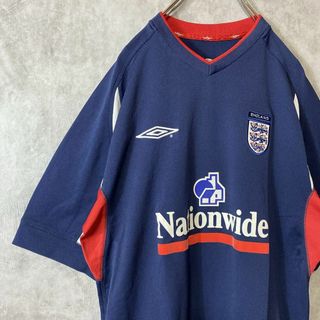 アンブロ(UMBRO)の【人気イングランド代表◎】アンブロUMBRO古着ゲームシャツ刺繍ロゴ柴田ひかり(Tシャツ/カットソー(半袖/袖なし))