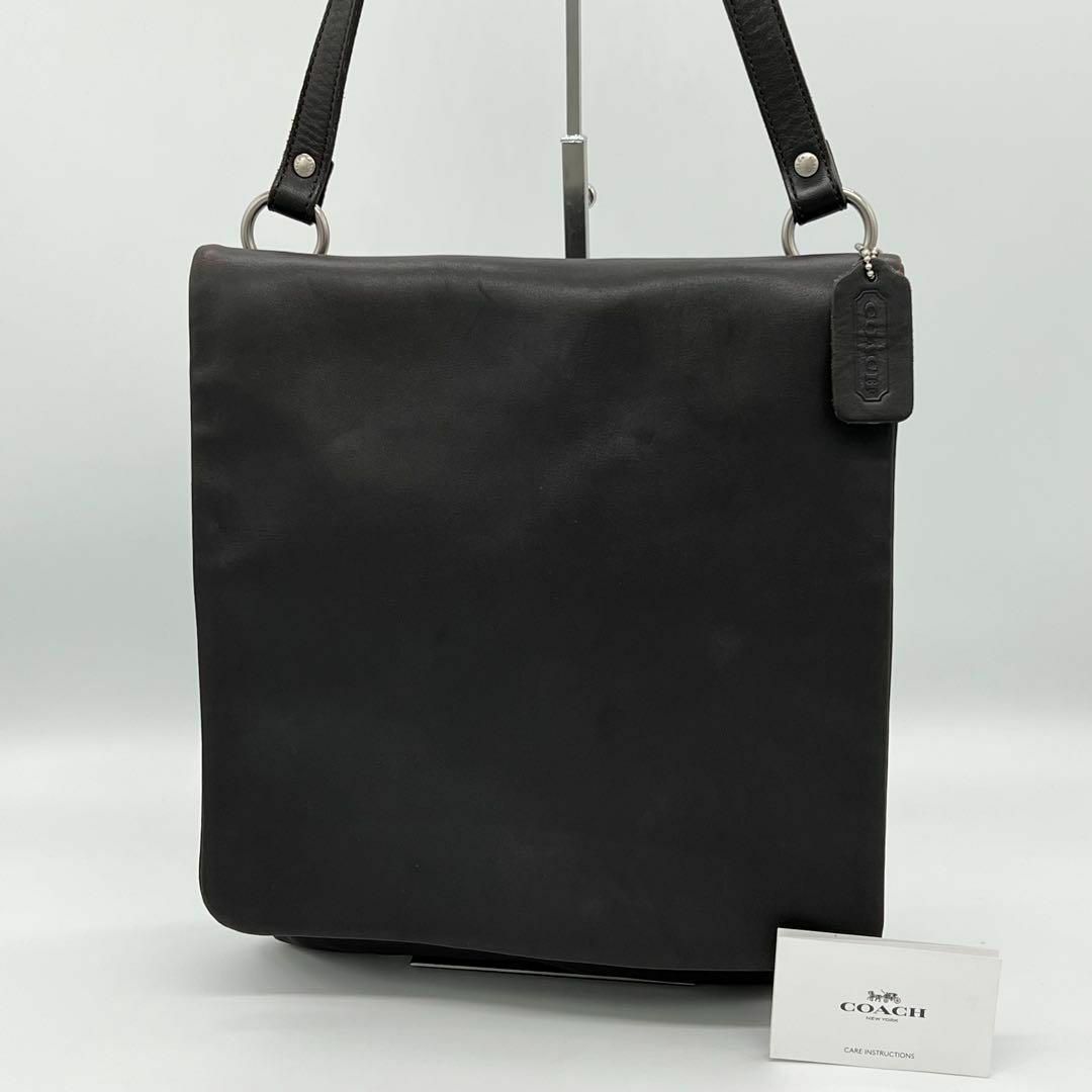 COACH(コーチ)の✨️美品✨️OLDCOACH ショルダーバッグ フラップバッグ オールレザー レディースのバッグ(ショルダーバッグ)の商品写真