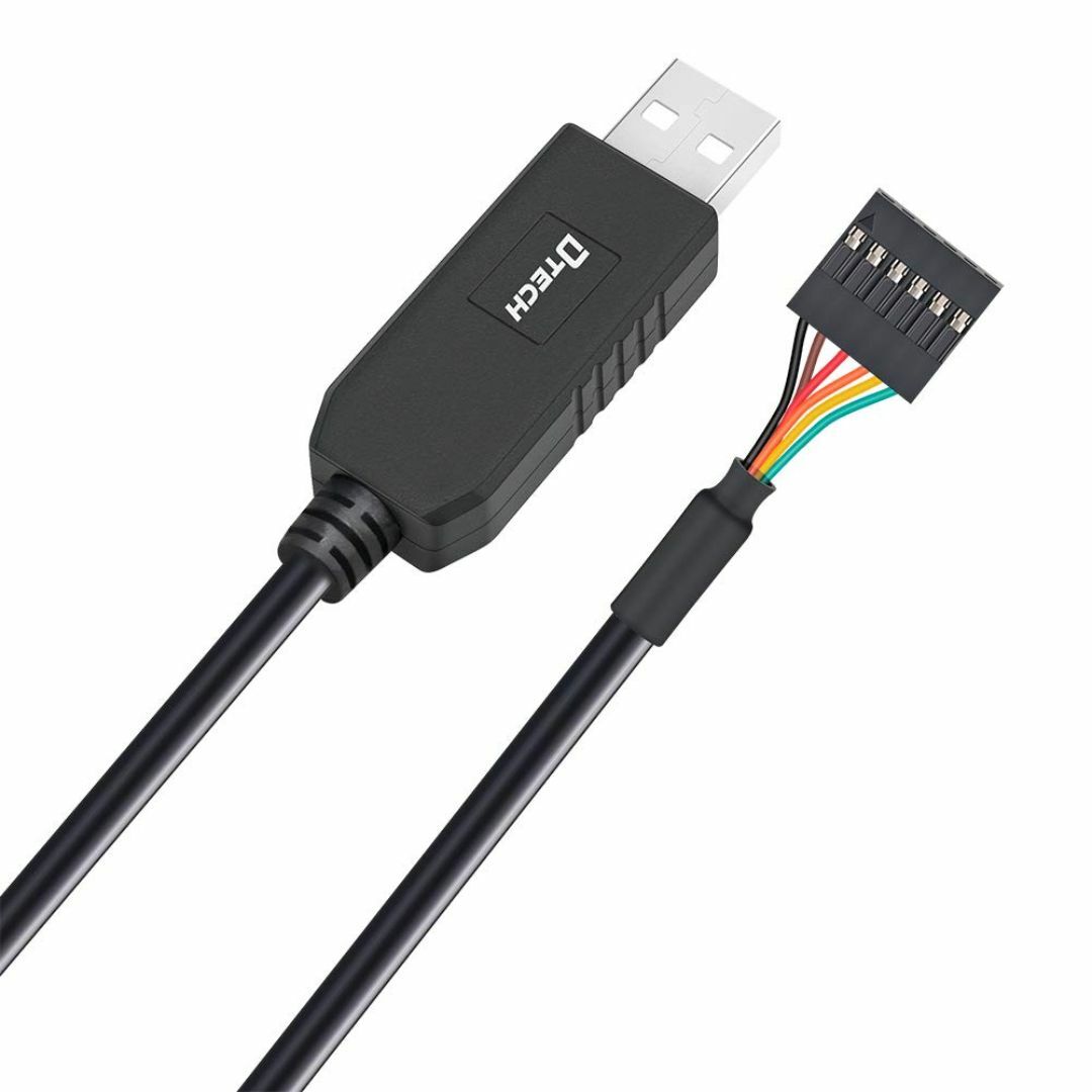 【サイズ:1m】DTECH USB TTL シリアル 変換 ケーブル 3.3V  スマホ/家電/カメラのPC/タブレット(PC周辺機器)の商品写真