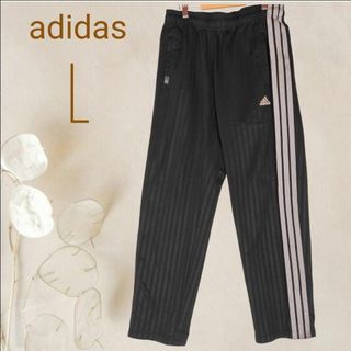 アディダス(adidas)のb4168【アディダス】ジャージパンツ 黒 L 作業着 トレーニング(その他)