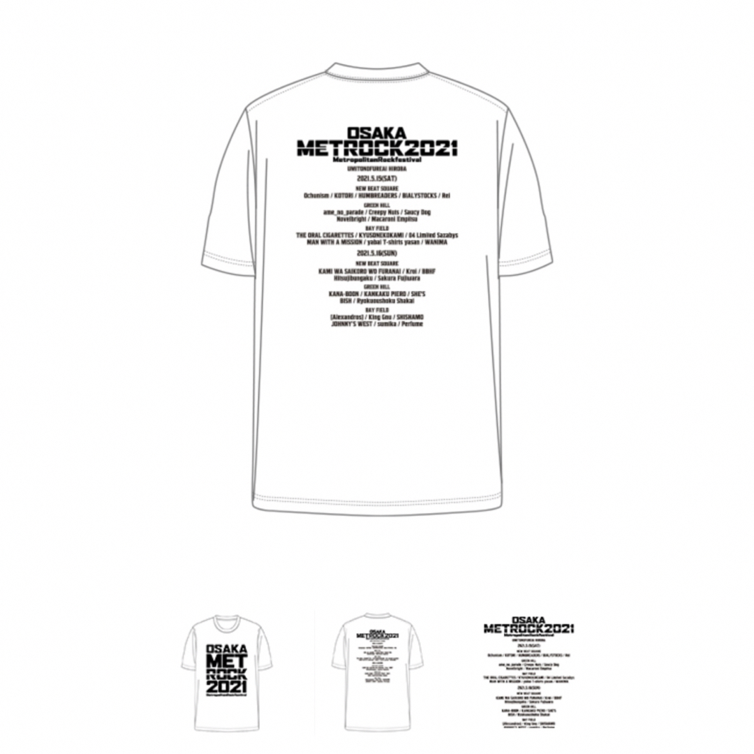 METROCK オフィシャルロゴTシャツ　新品　2021 メロトック レディースのトップス(Tシャツ(半袖/袖なし))の商品写真