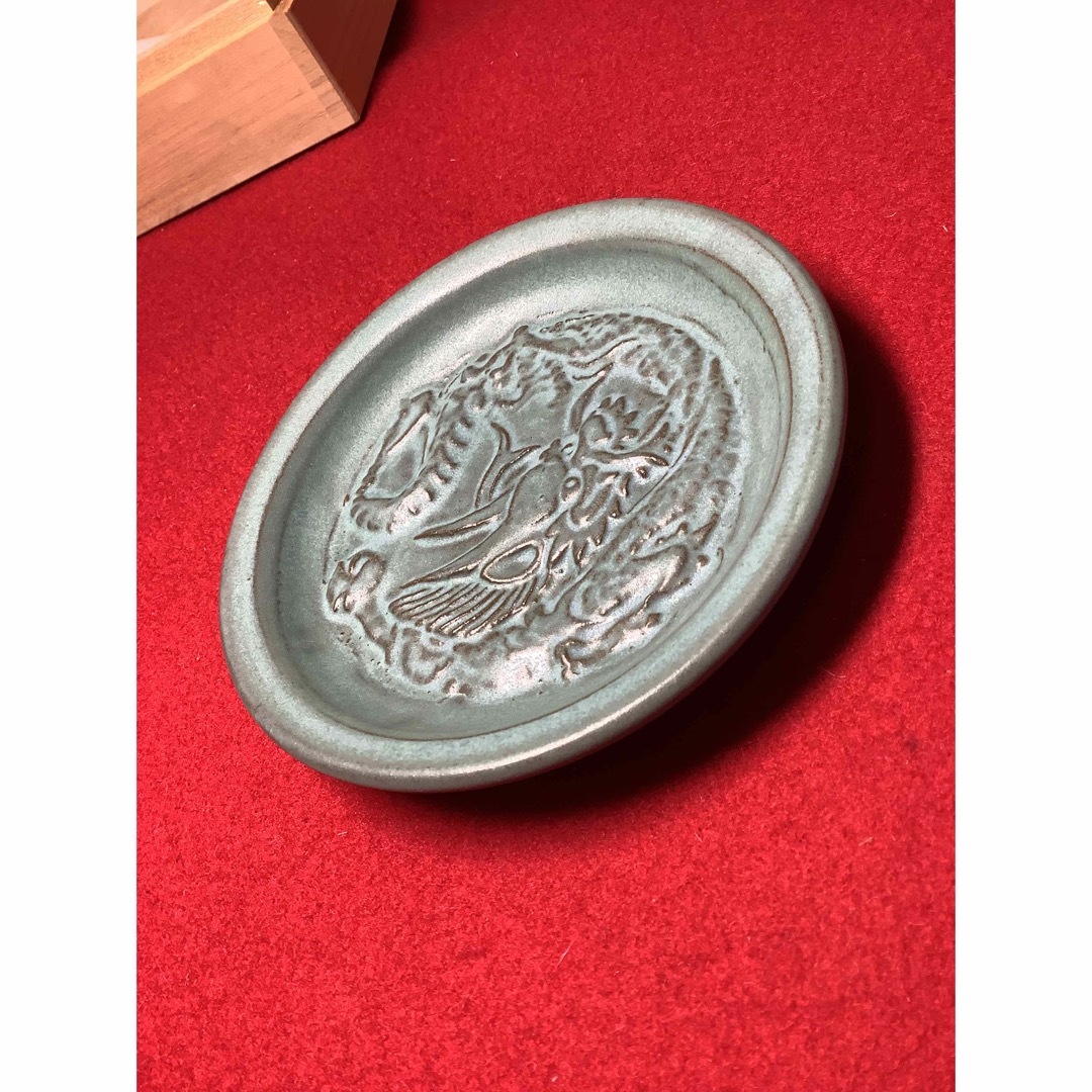 飾皿　辛己　勘之【中古美品】 エンタメ/ホビーの美術品/アンティーク(陶芸)の商品写真