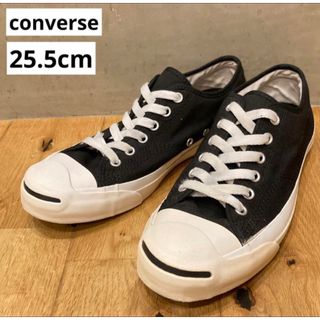 コンバース(CONVERSE)のconverse コンバース ジャックパーセル　ブラックホワイト　スニーカー(スニーカー)