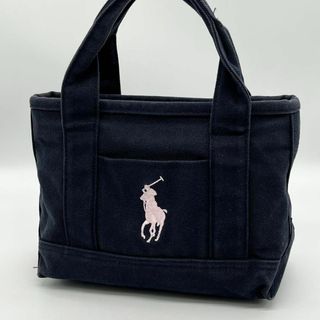 POLO RALPH LAUREN - ✨️美品✨️PoloRalphLauren ミニトート キャンバス ネイビー