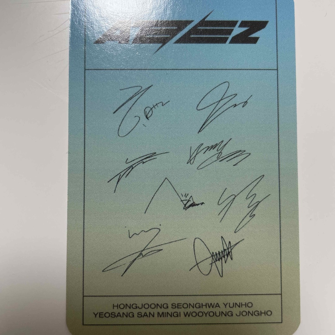 ATEEZ ウヨン halazia ソウルフェスタ トレカ ATEEZ ウヨン halazia ソウルフェスタ トレカ