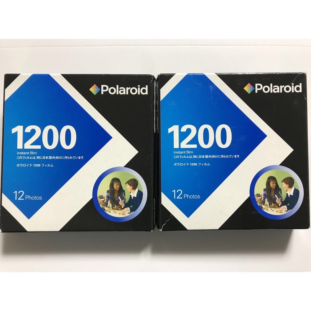 2004年 Polaroid ポラロイド 1200フィルム 12枚入り 2セット スマホ/家電/カメラのカメラ(フィルムカメラ)の商品写真