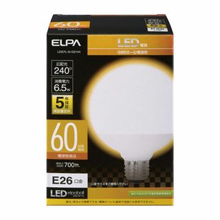 エルパ (ELPA) LED電球 ボール球形 G95 (口金E26 / 60W形