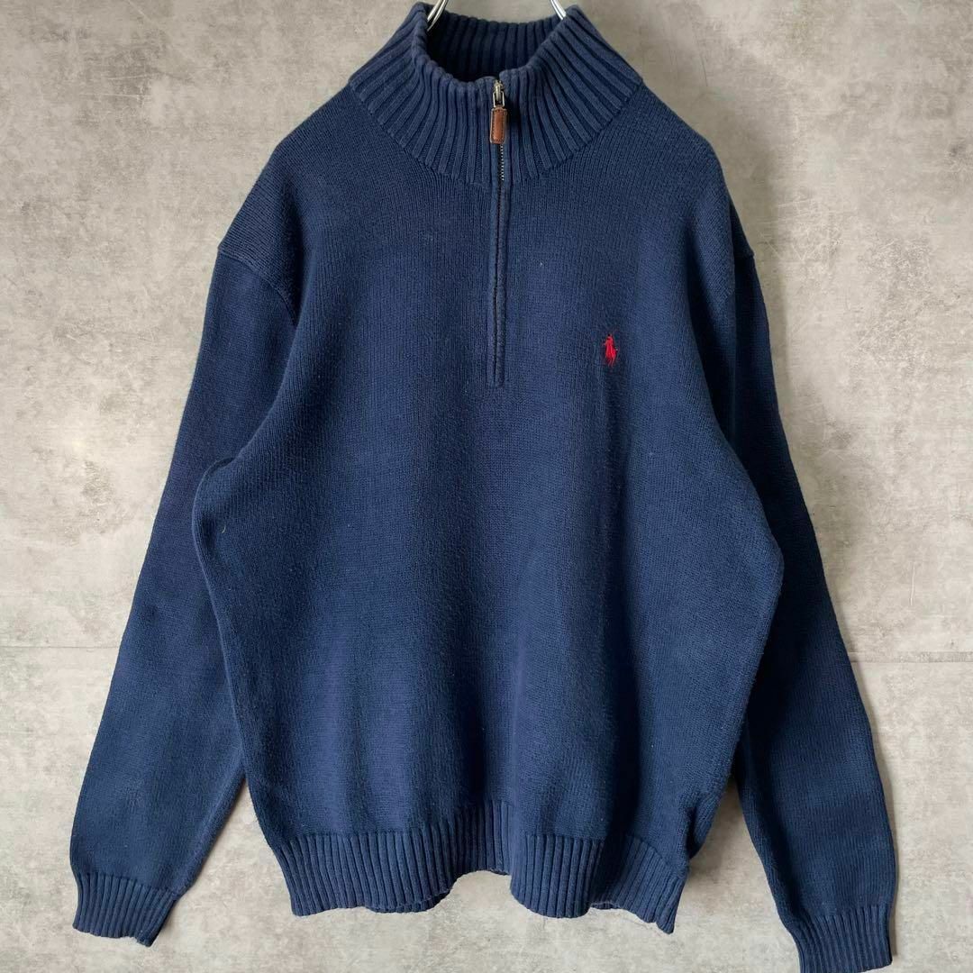 poloラルフローレン ハーフジップ ポニーワンポイント パーカーホワイト poloラルフローレン ハーフジップ ポニーワンポイント パーカーホワイト