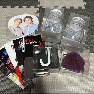 kinki kids タンブラー　会報　キーホルダー　ミニうちわ　セット