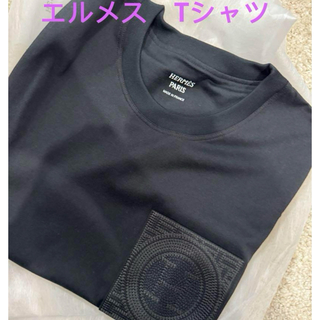 エルメス(Hermes)のエルメス　tシャツ　黑サイズ34(Tシャツ/カットソー(半袖/袖なし))