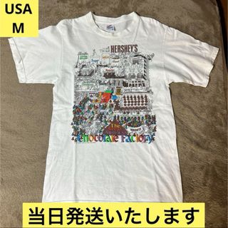 【激レア】ハーシーズ Hershey's Tシャツ ヴィンテージ 90s M(Tシャツ/カットソー(半袖/袖なし))