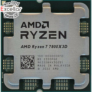 AMD - 【バルク新品】 AMD　Ryzen 7 7800X3D 100-000000910　4.2GHz Socket AM5