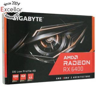 ギガバイト(GIGABYTE)のGIGABYTE製グラボ　GV-R64D6-4GL　PCIExp 4GB 元箱あり(PCパーツ)