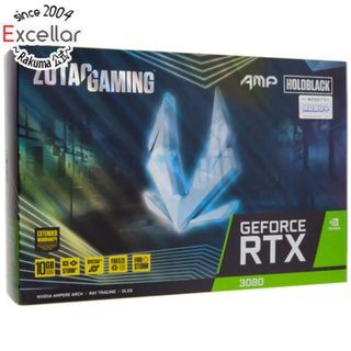 ZOTAC製グラボ　GAMING GeForce RTX 3080 AMP Holo ZT-A30800F-10P　PCIExp 10GB 元箱あり(PCパーツ)