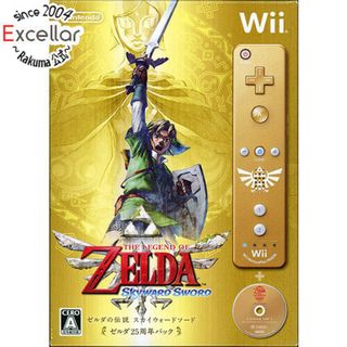 ウィー(Wii)の【新品訳あり(開封のみ・箱きず・やぶれ)】 ゼルダの伝説 スカイウォードソード ゼルダ25周年パック　Wii(家庭用ゲームソフト)