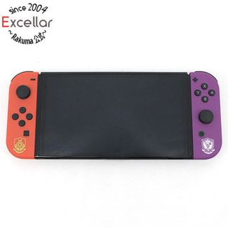 ニンテンドースイッチ(Nintendo Switch)の任天堂　Nintendo Switch 有機ELモデル　スカーレット・バイオレットエディション　HEG-S-KEAAA　ドックカバーなし(家庭用ゲーム機本体)