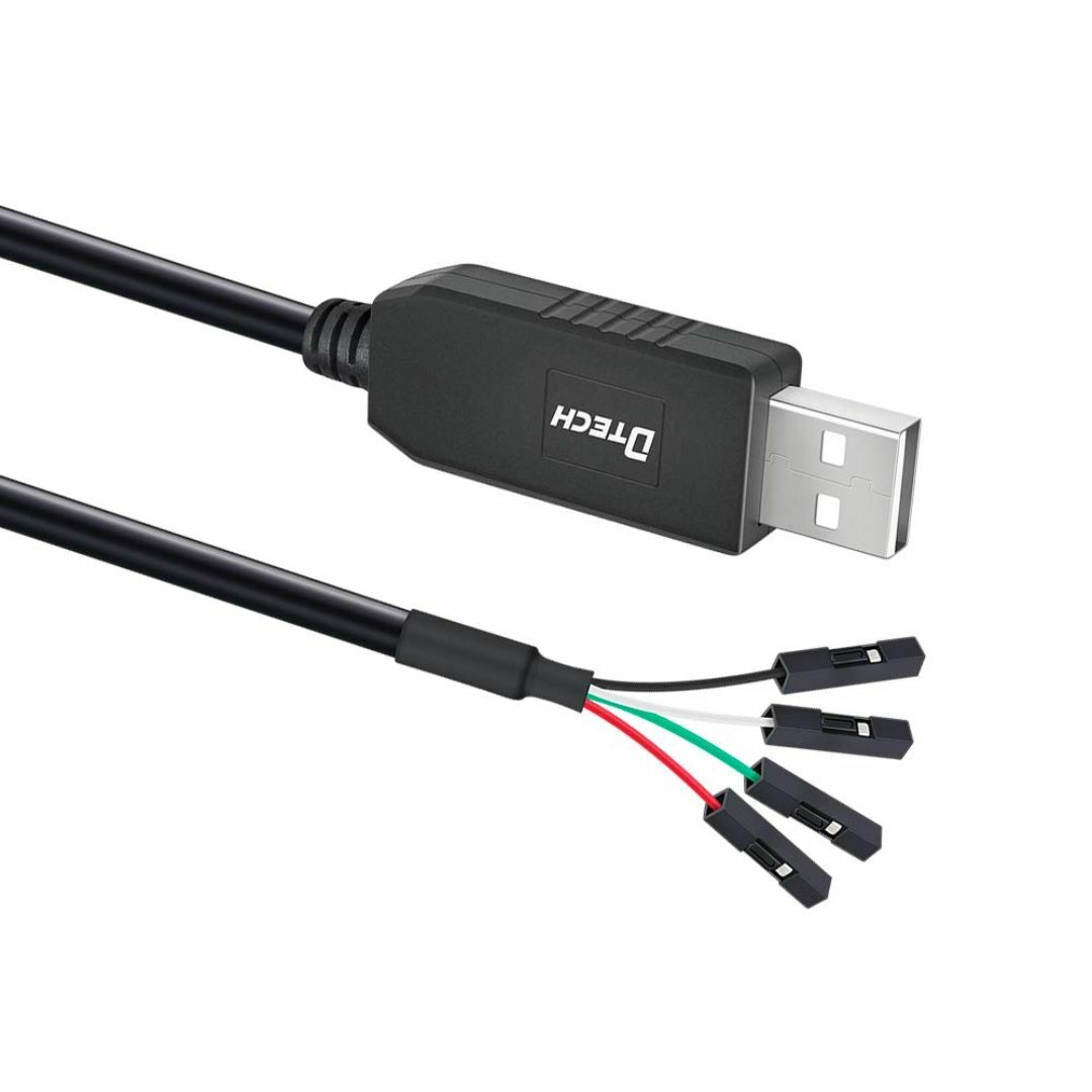 【サイズ:1m】DTECH USB TTL シリアル 変換 ケーブル 3.3V  スマホ/家電/カメラのPC/タブレット(PC周辺機器)の商品写真