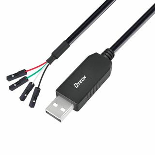 【サイズ:1m】DTECH USB TTL シリアル 変換 ケーブル 3.3V (PC周辺機器)