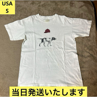 【激レア】BANANA REPUBLIC　90s/両面プリント ドッグ Tシャツ