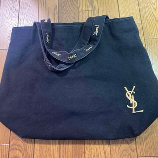 Yves Saint Laurent - イヴサンローラン トートバッグ ブラック 金ロゴ