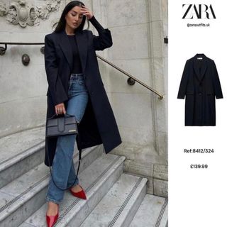 ザラ(ZARA)の大人気❗️完売品❗️ZW COLLECTION ミニマル ウールブレンド コート(ロングコート)