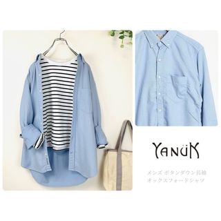 ヤヌーク(YANUK)のYANUK ヤヌーク メンズ ボタンダウン 長袖 オックスフォードシャツ(シャツ)