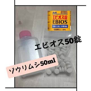 ゾウリムシ 50ml エビオス 50錠 培養 お試しセット!!