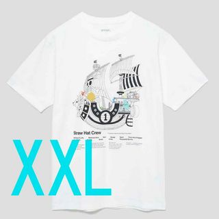 グラニフ(Design Tshirts Store graniph)のXXLサイズ　Tシャツ　「千の海を越える船」ワンピース　コラボ　尾田栄一郎(Tシャツ/カットソー(半袖/袖なし))