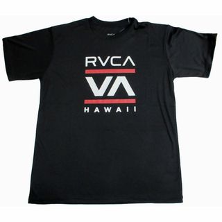 ルーカ(RVCA)のルーカ RVCA ラッシュガード Lサイズ ブラック 黒 トレーニング Tシャツ(水着)