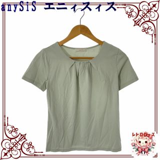 anySiS エニィスィス トップス Tシャツ カットソー 半袖 ラウンドネック