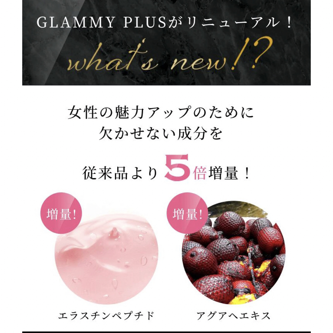 グラミープラス 5袋 ボディケアサプリ 日本製 サプリメント サプリ ダイエット 食品/飲料/酒の健康食品(その他)の商品写真