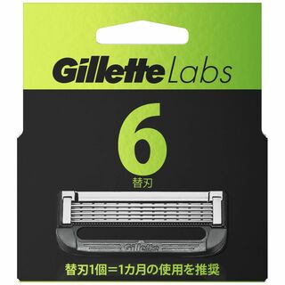 【スタイル:替刃(6コ)】ジレット Gillette Labs 角質除去バー搭載(その他)