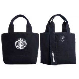 スターバックス(Starbucks)の【新品】スターバックス スタバ トートバッグ ブラック くま 熊 黒 台湾限定(トートバッグ)