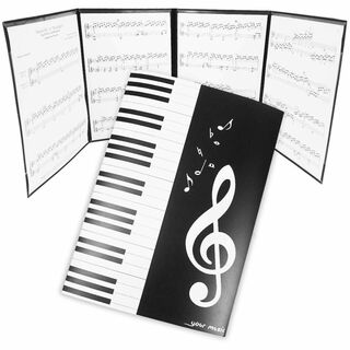 ING STYLE 書き込みできる！ 楽譜 譜面 ファイル カバー A4 ピアノ(楽器のおもちゃ)