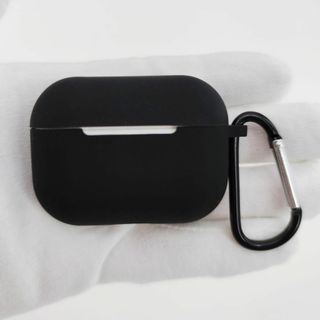 AirPods Pro シリコンケース (05) ブラック(モバイルケース/カバー)