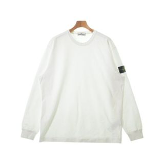 STONE ISLAND ストーンアイランド Tシャツ・カットソー XXL 白 【古着】【中古】