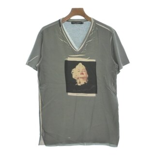 DOLCE&GABBANA Tシャツ・カットソー 44(S位) グレー系 【古着】【中古】