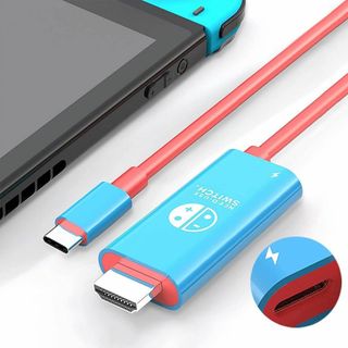 【色:（ブルー/レッド）】【充電しながら投影】switch ドック switch(その他)