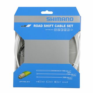 色:ホワイトシマノSHIMANO リペアパーツ シフトケーブルセット オプテ(パーツ)