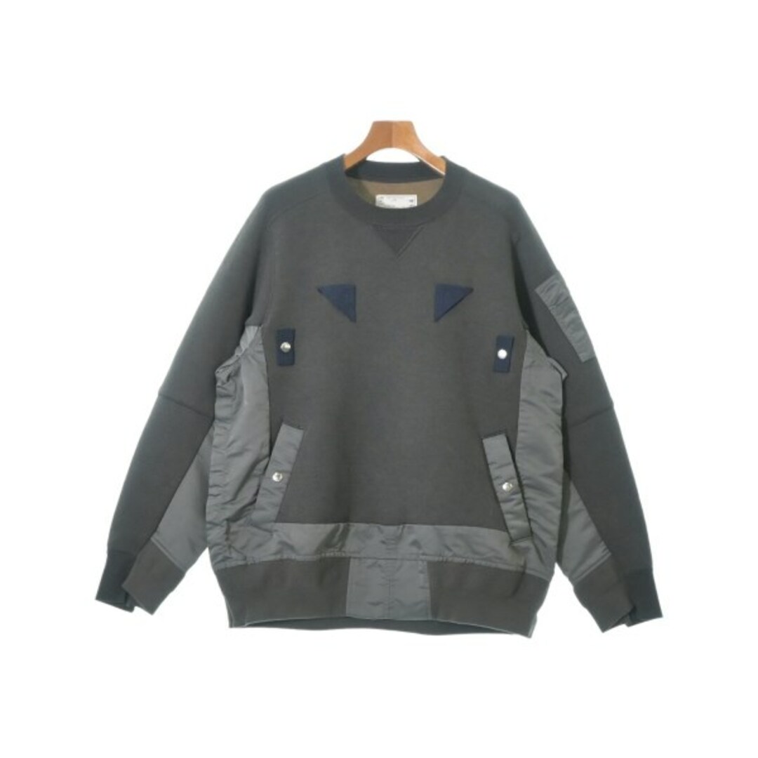 sacai(サカイ)のsacai サカイ スウェット 3(L位) グレー 【古着】【中古】 メンズのトップス(スウェット)の商品写真