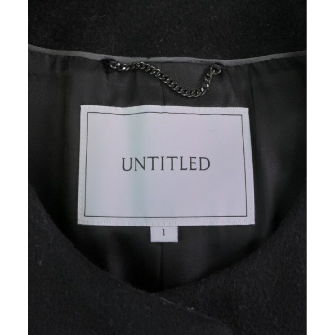 UNTITLED(アンタイトル)のUNTITLED アンタイトル コート（その他） 1(S位) 黒 【古着】【中古】 レディースのジャケット/アウター(その他)の商品写真