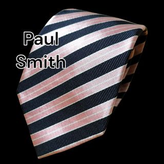 ポールスミス(Paul Smith)の【Paul Smith】　ポールスミス　ピンク系　ストライプ　日本製(ネクタイ)